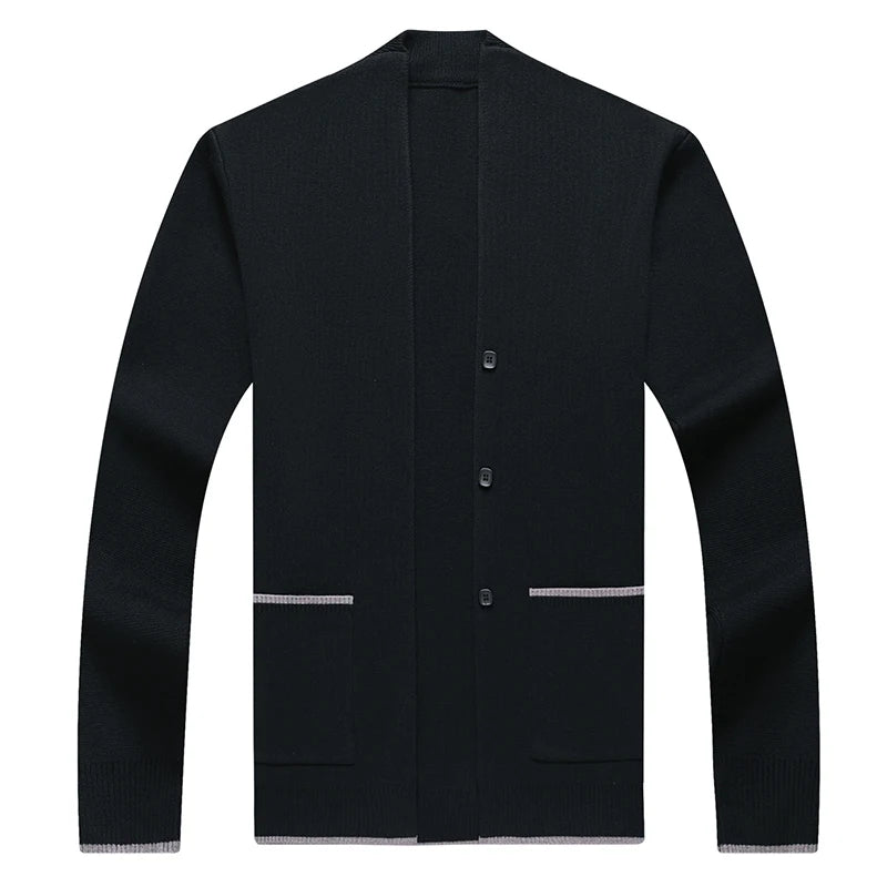Spring Autumn Knit Cardigan - Slim Fit Casual Sweater Outerwear