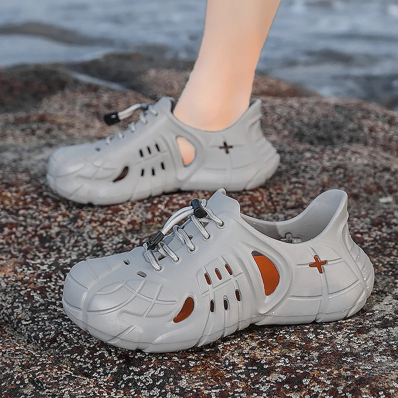 Men's Summer Platform Clogs - Outdoor Water Sandals & Beach Slides