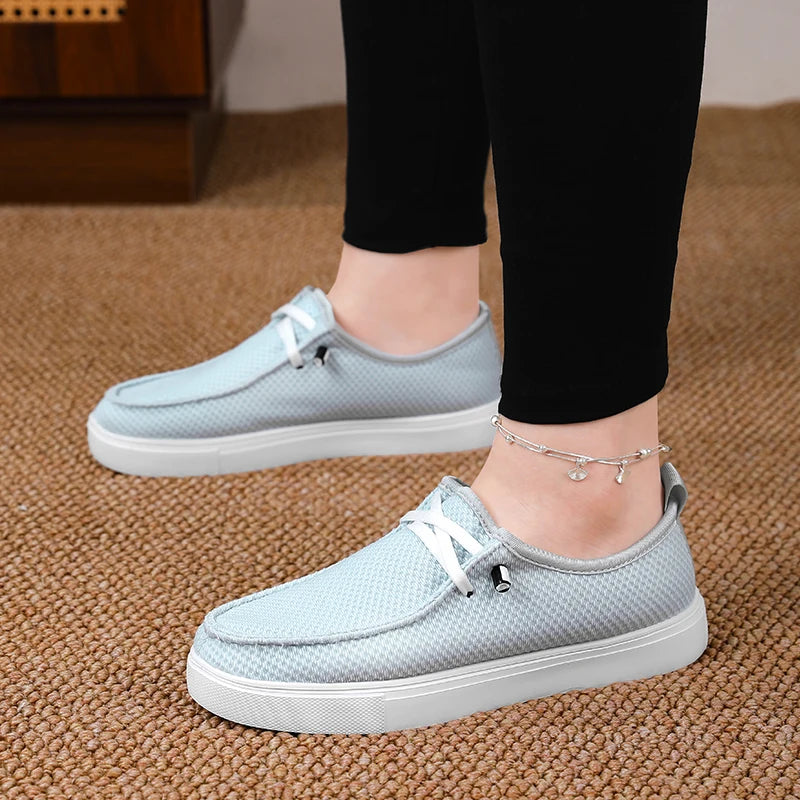 Men's Breathable Casual Sneakers - Soft Driving Running Trainers