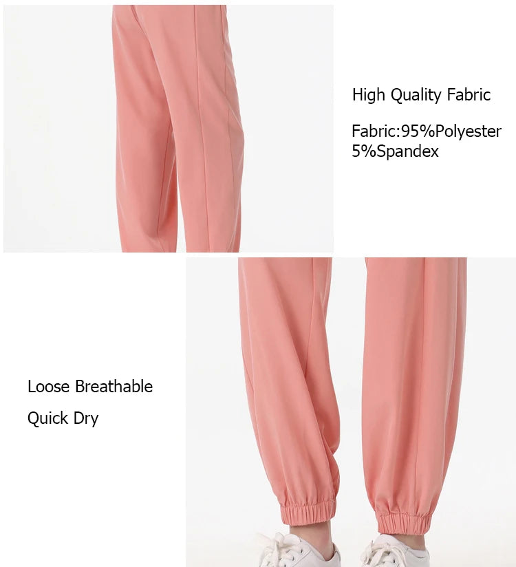 Women's High Waist Jogger Running Pants