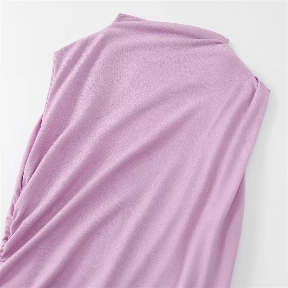 Pleated Maxi Dress