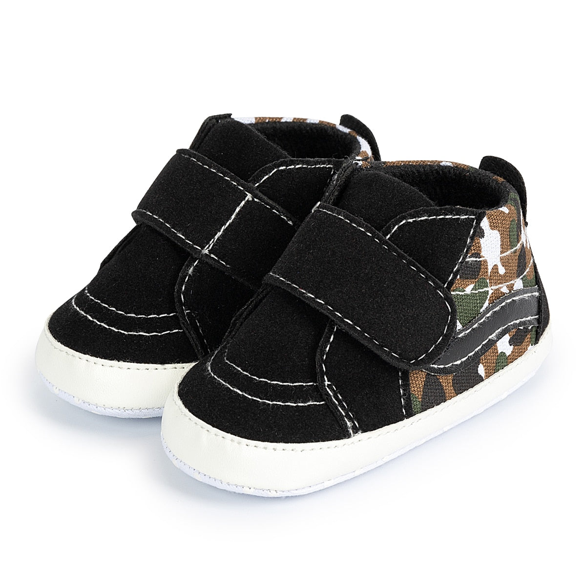 Newborn Baby Classical Sport Soft Sole PU Leather Sneakers Shoes