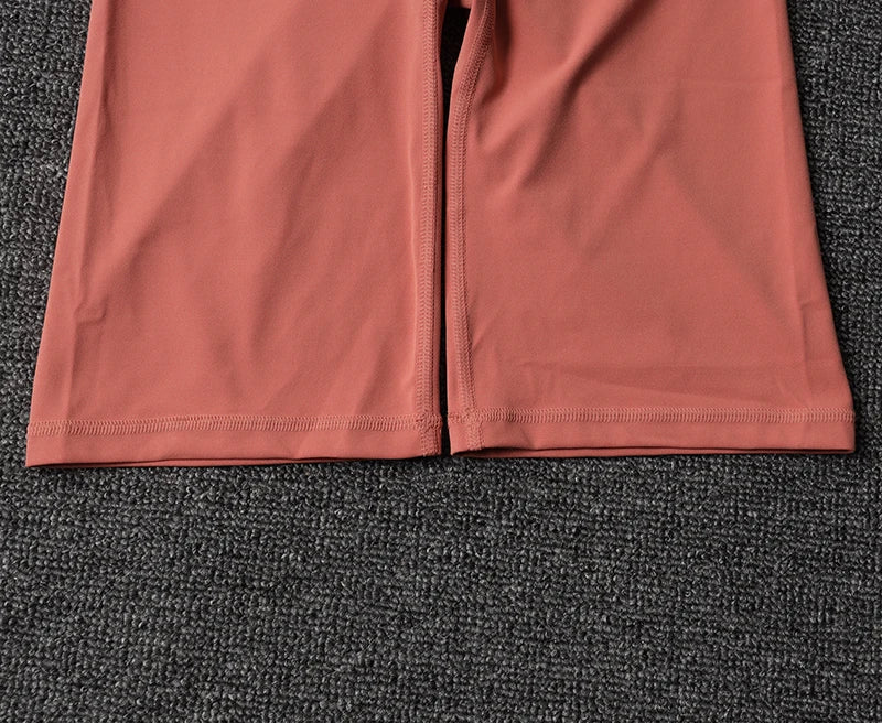 High Waist Gym Shorts - Women's Yoga Cycling Shorts with No T-Line