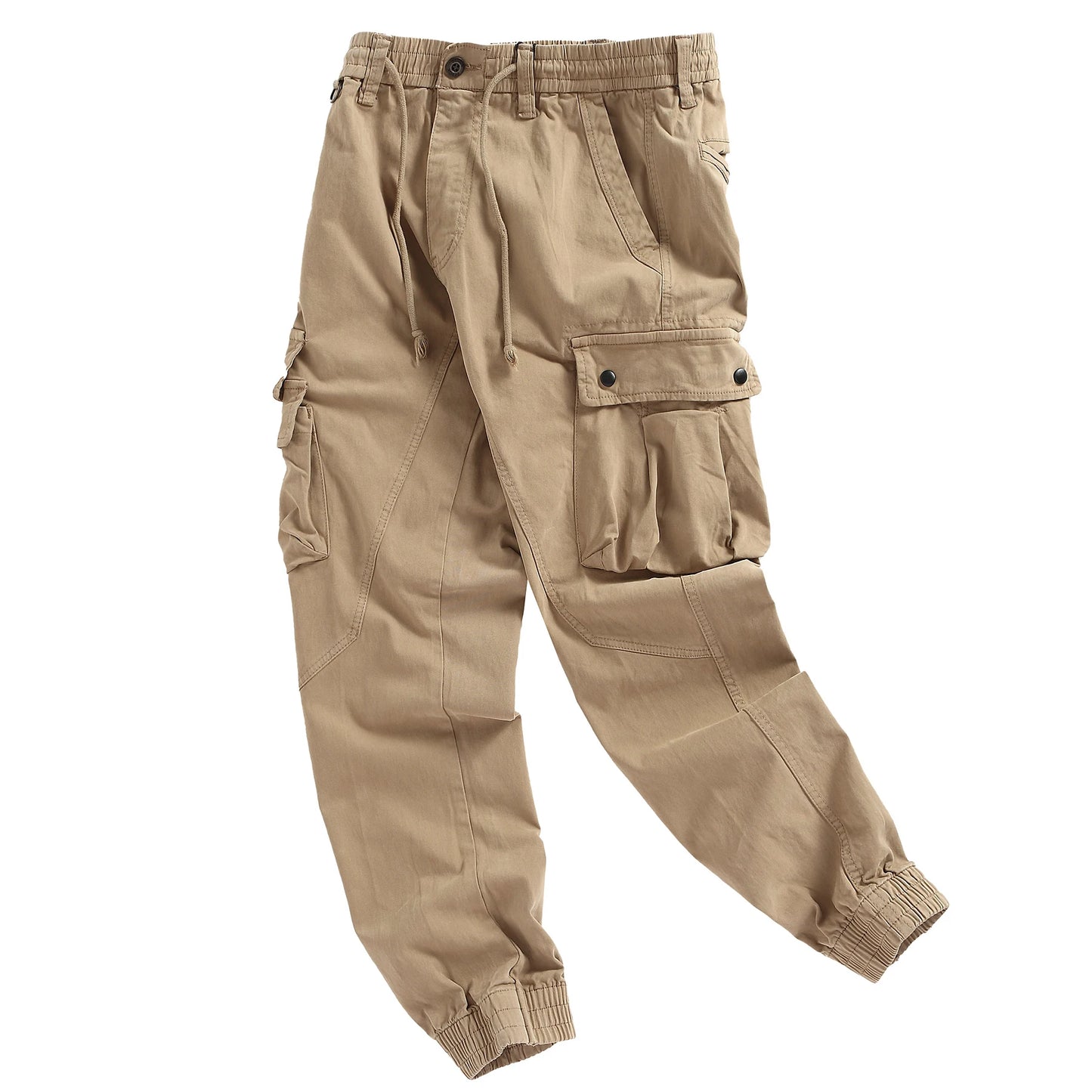 Men's Safari Style Casual Pants - Multi-Pocket Streetwear Trousers