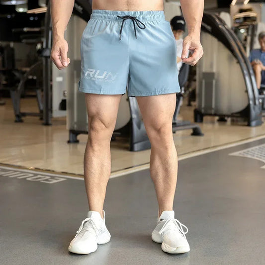 Men's Summer Gyms Workout Bottoms Fitness Sports Quick Dry Beach Jogging Running Sportswear  Shorts