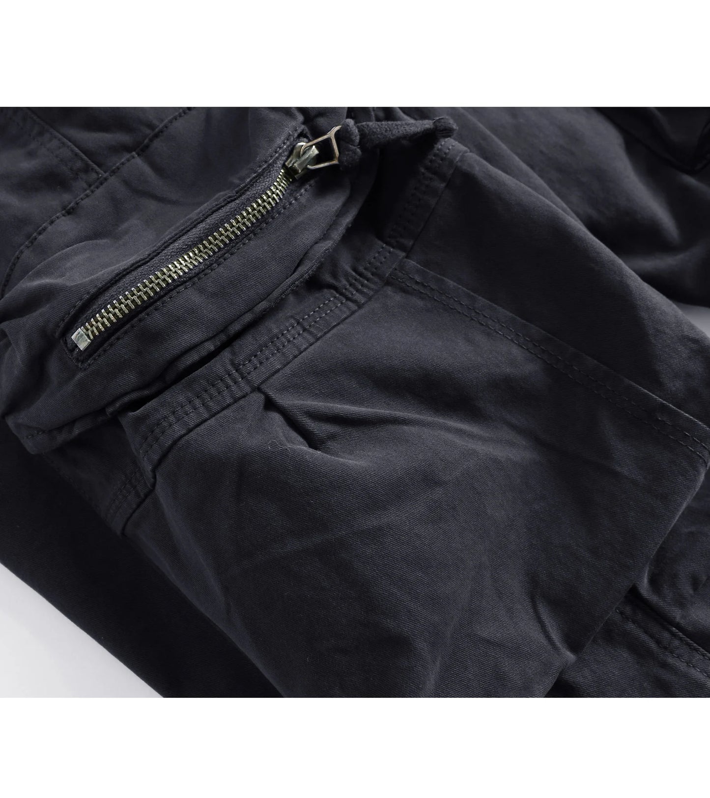 Men's Safari Style Casual Pants - Multi-Pocket Full Length Trousers