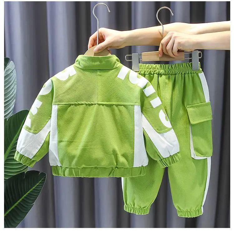 Boy's Jacket Sportswear Two-piece Set