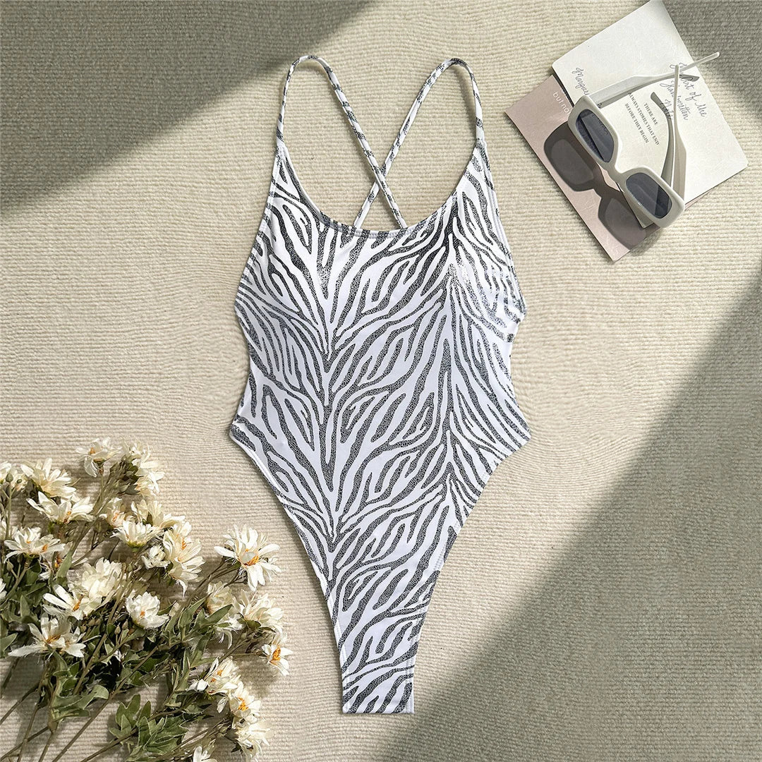 Women's String Mini Micro Thong Swimwear One Piece Swimsuit