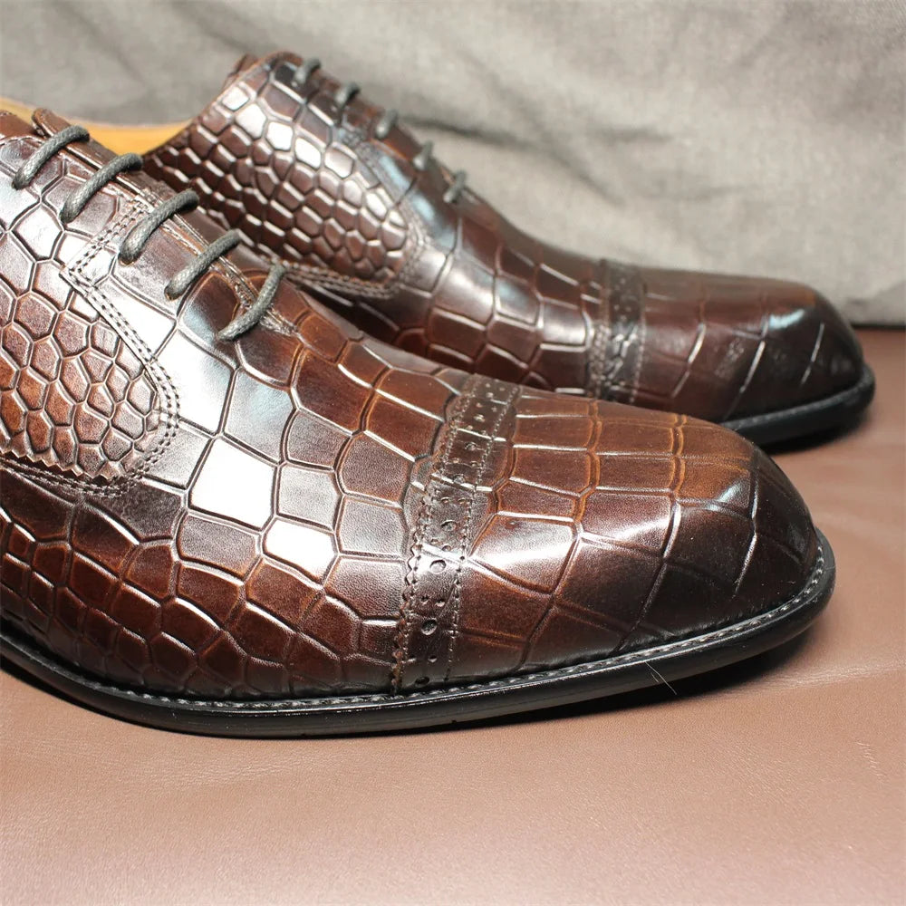 Double Buckle Monk Strap Leather Dress Shoes