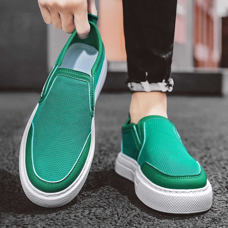 Men's Casual Flat Slip On Shoes