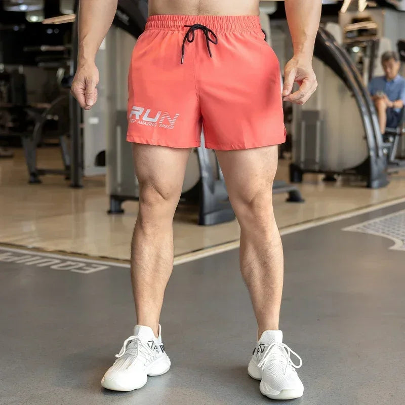 Men's Summer Gyms Workout Bottoms Fitness Sports Quick Dry Beach Jogging Running Sportswear  Shorts