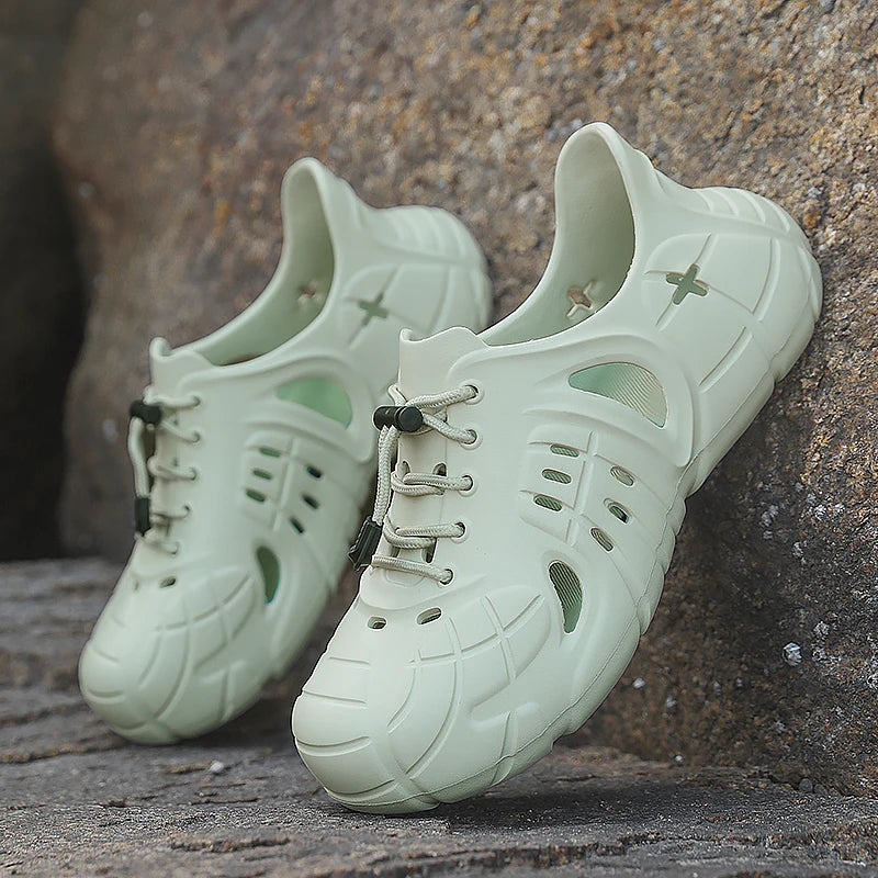 Men's Summer Platform Clogs - Outdoor Water Sandals & Beach Slides