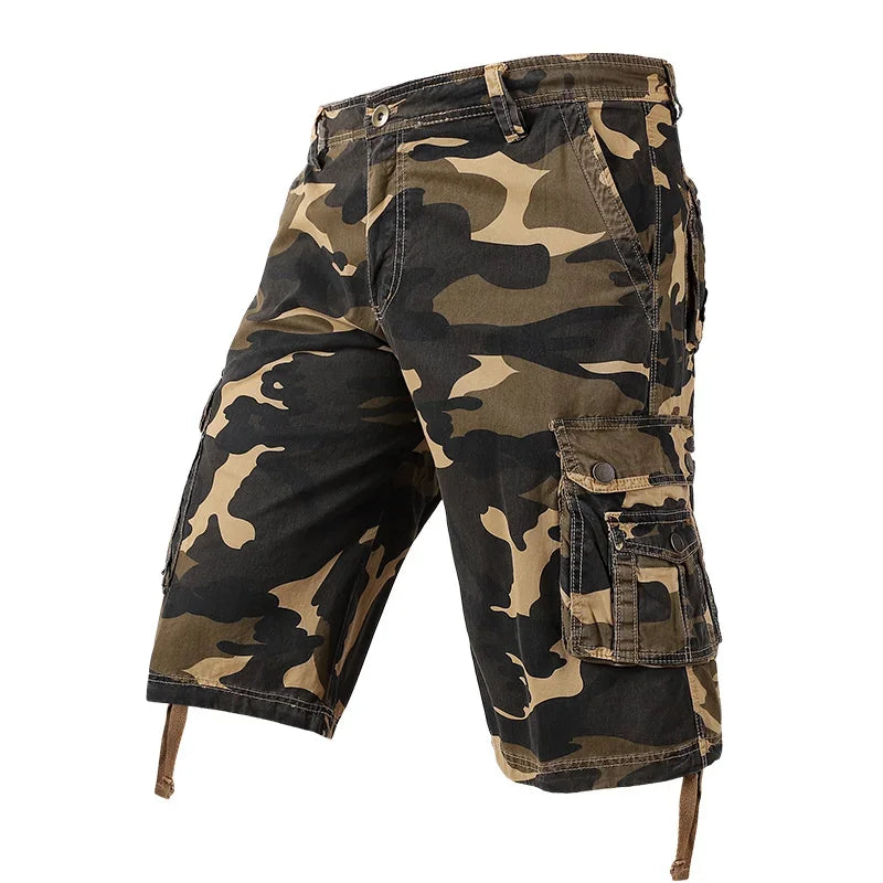 Men's Summer Camouflage Cargo Cotton Military  Casual Shorts