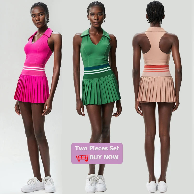 Women's Sleeveless Fitness Yoga Summer Slim Fit V-Neckline Gym Running Top Breathable Quick Dry Sportswear Workout Top