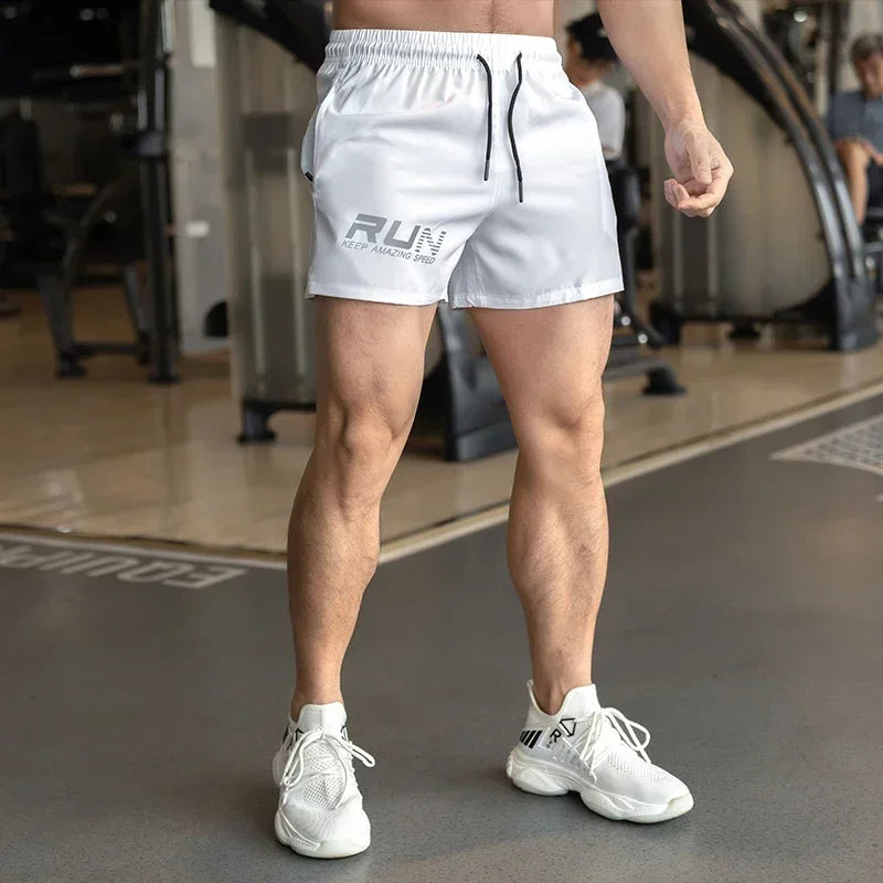 Men's Summer Gyms Workout Bottoms Fitness Sports Quick Dry Beach Jogging Running Sportswear  Shorts