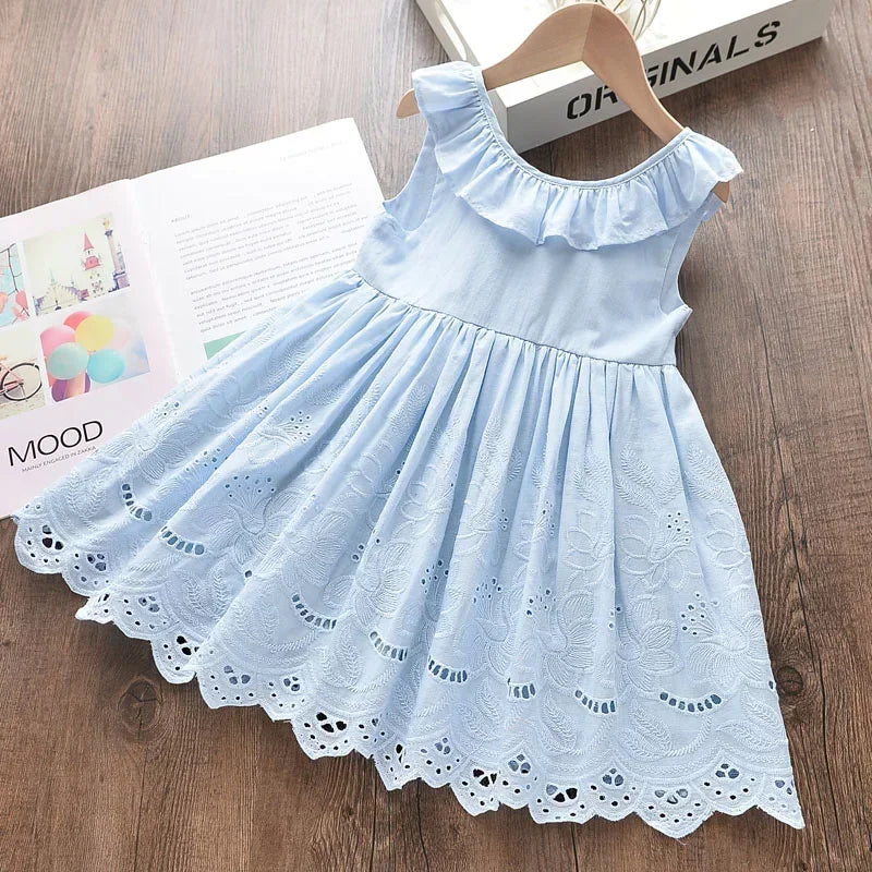 Girl's Floral Princess Outfit Dress