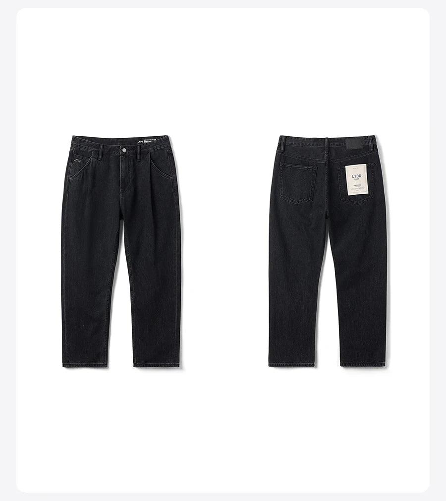 Loose Tapered Vintage Jeans - 11.5oz Cotton Denim Trousers