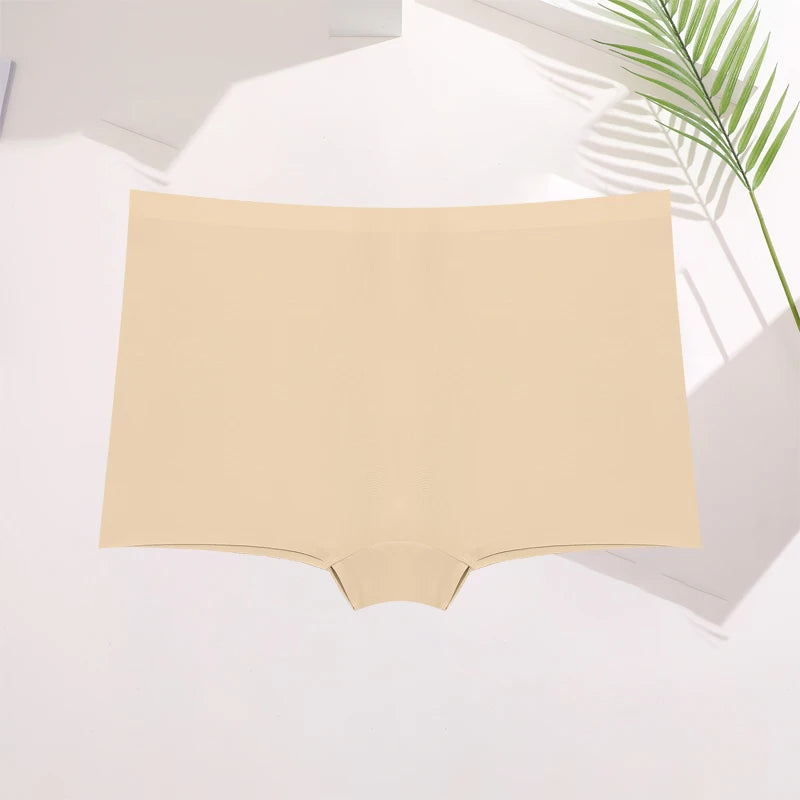 Women's Seamless Stretch Bodyshorts Low-Waist Breathable Underwear Comfortable Lingerie