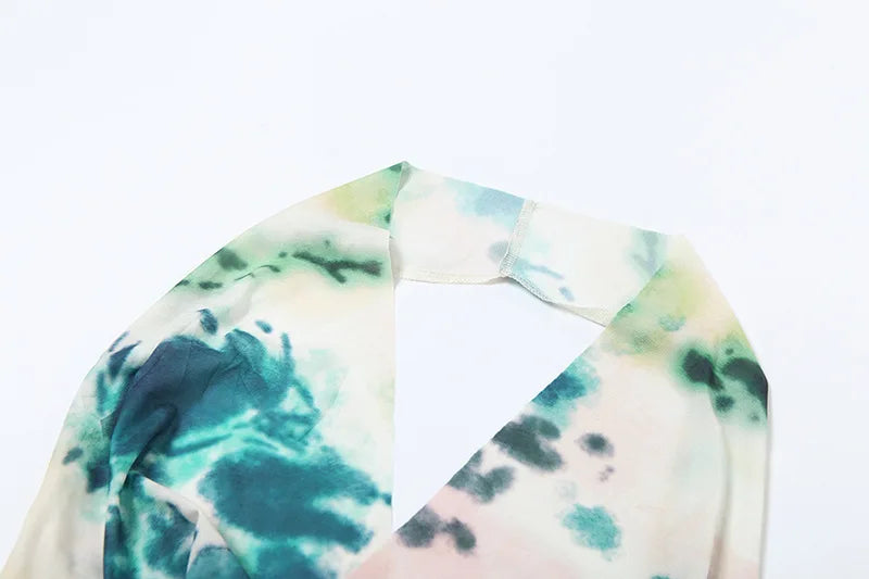 Women's Print Turtleneck Sleeveless Halter Backless Hollow Out Maxi Summer Beach Dress