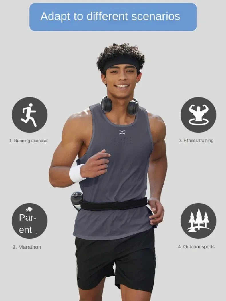 Men's Summer Sleeveless Tank Top Sportswear Gym Sports Vest