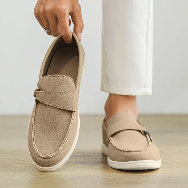 Men's Autumn Slip-On Loafers - Comfortable Soft Tennis & Driving Shoes