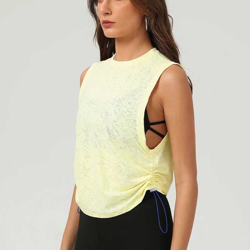 Women's Sleeveless Yoga Top - Breathable Quick Dry Workout Vest