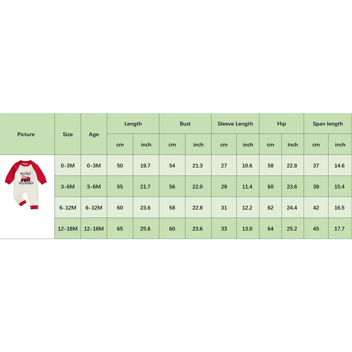 Newborn Baby Boys Valentine's Romper - Love Heart Tractor Embroidery