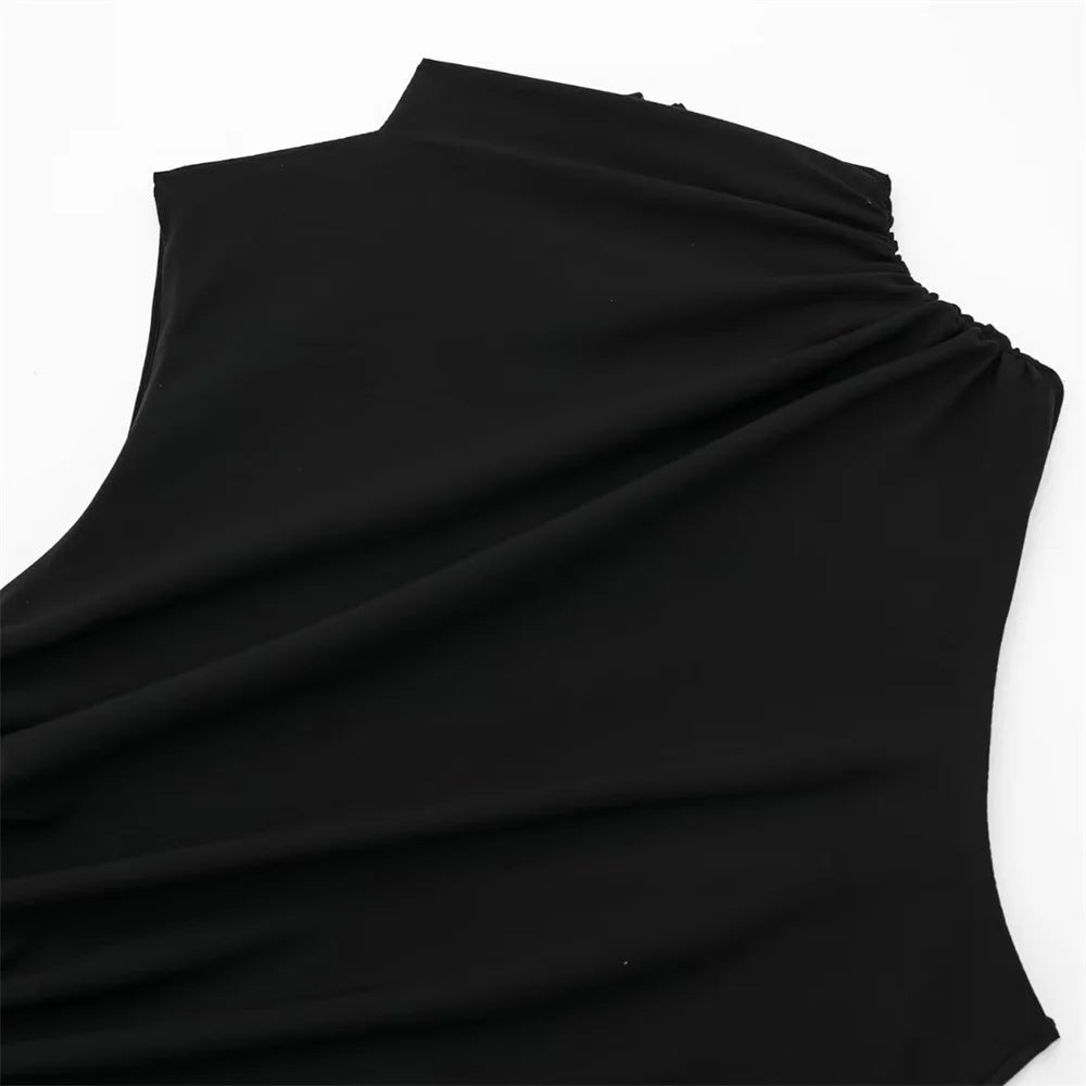 Pleated Maxi Dress