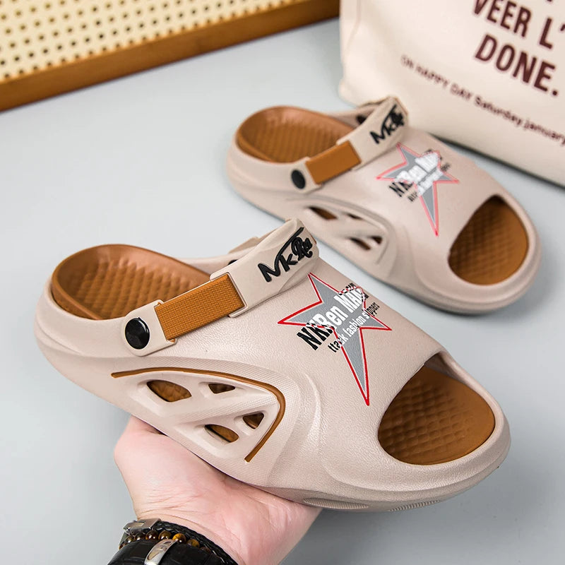 Men's Summer Slippers Platform Casual Sandals Flip Flops Slippers