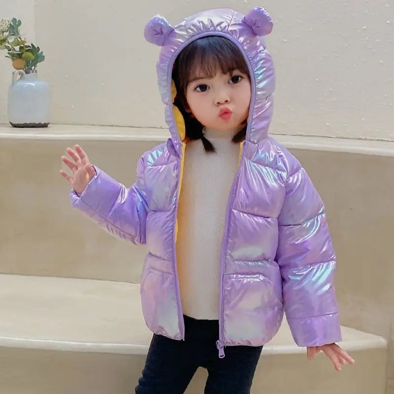 Children's Warm Hooded Coat Jacket