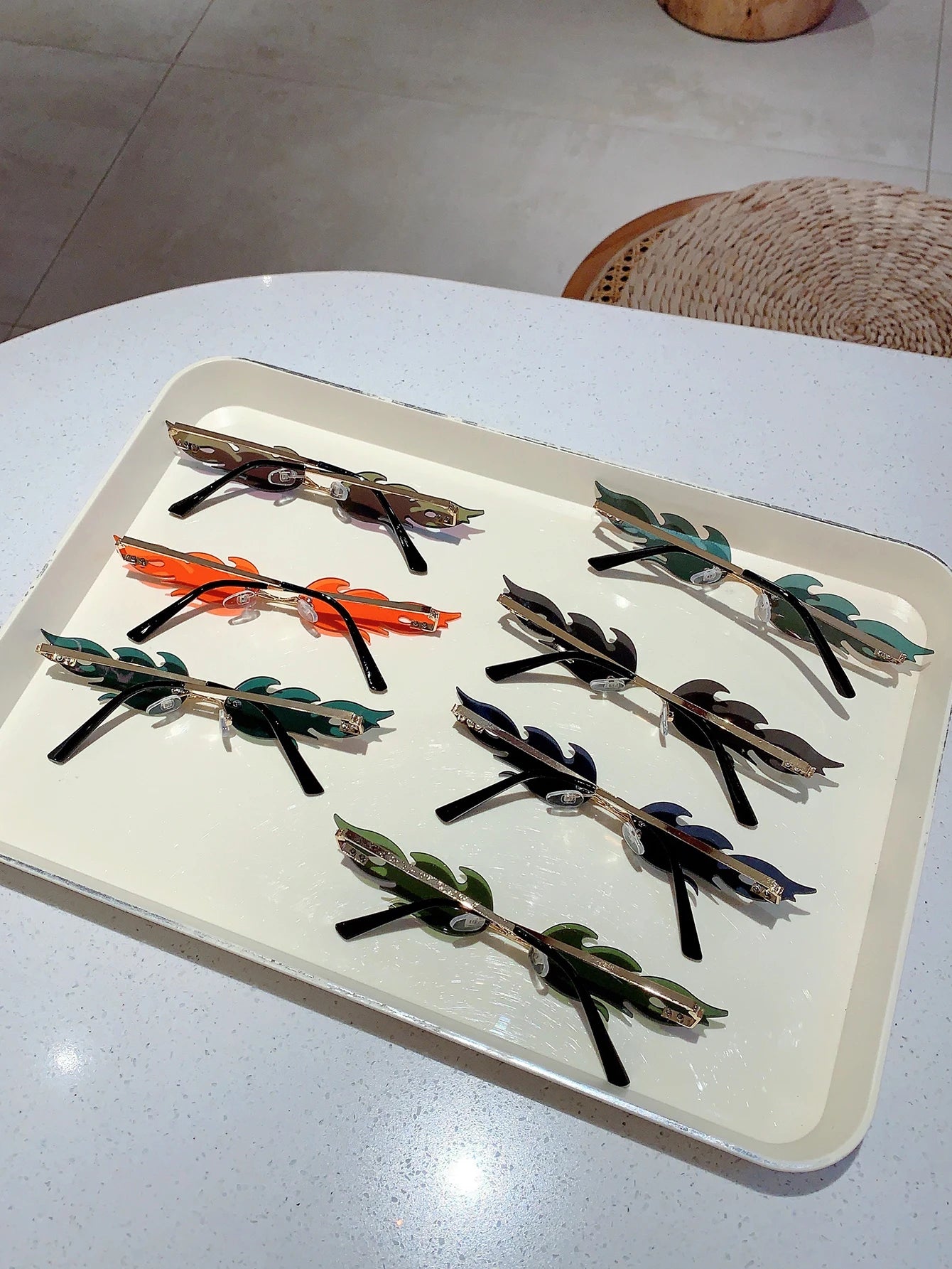 Women's Chic Fire Design  Stylish Sunglasses