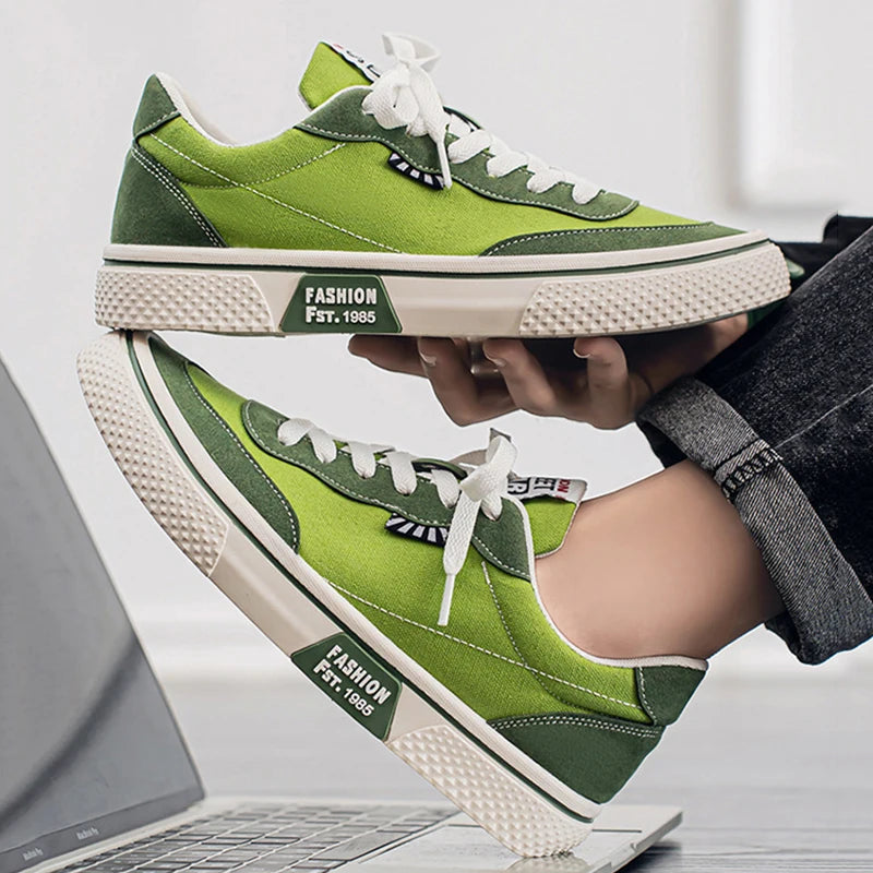 Canvas Skateboard Flat Shoes - Unisex Trainers Plus Size