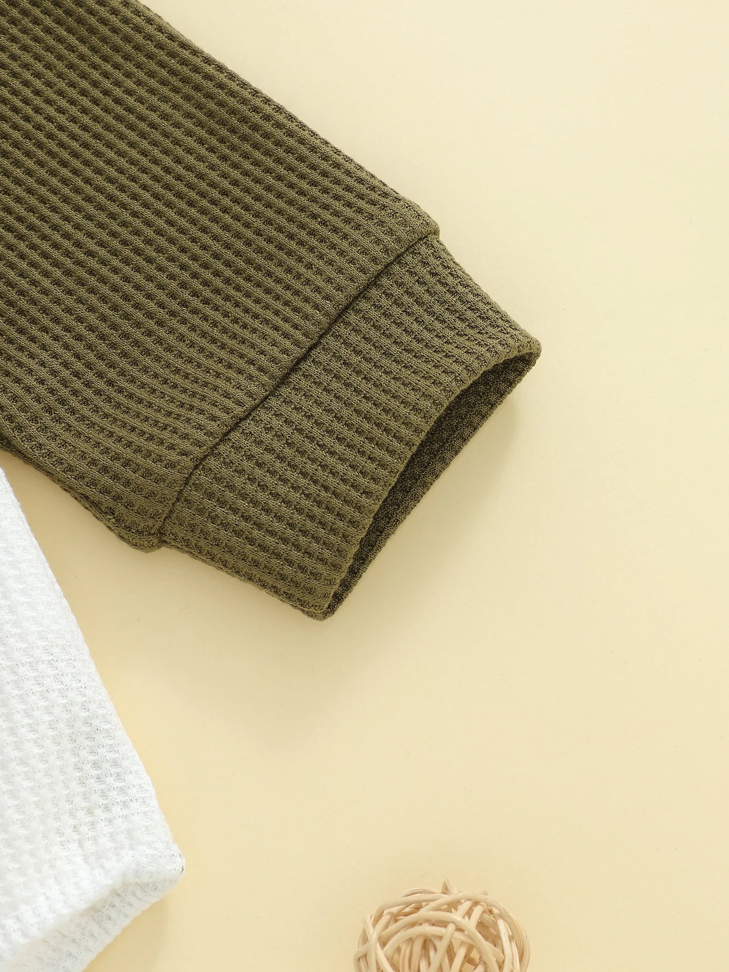 Baby Boys Bubble Romper - Contrast Color Long Sleeve Jumpsuit for Autumn Winter (0-18M)