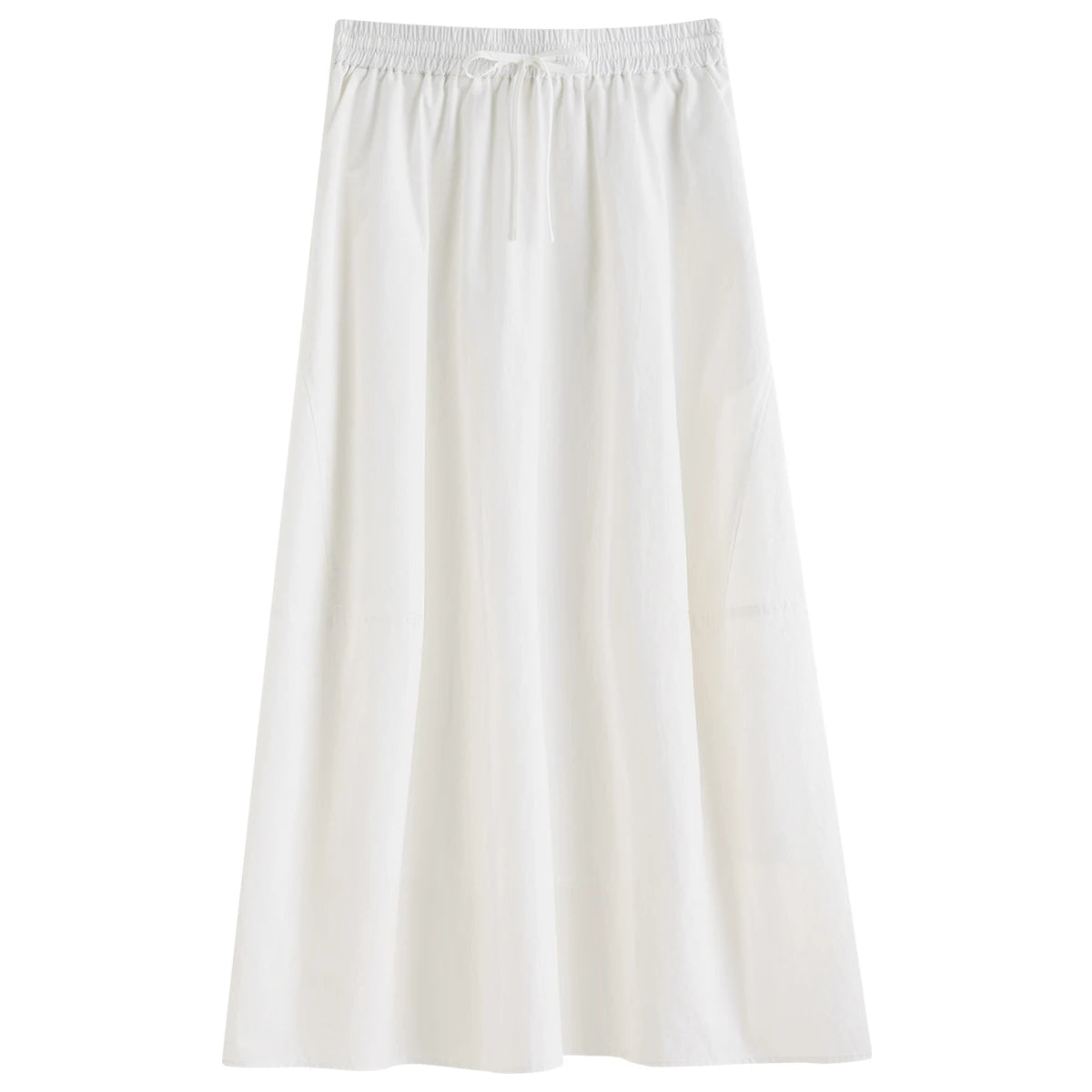 Striped Shawl and Sweater Skirt Set - Contrasting Knit Two-Piece