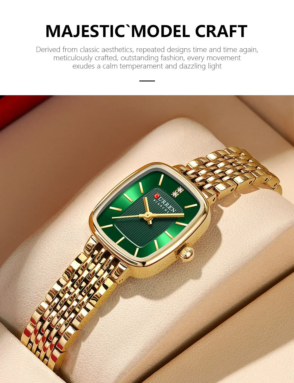 Luxury Women's Waterproof Watch - Stainless Steel Band Quartz Wristwatch