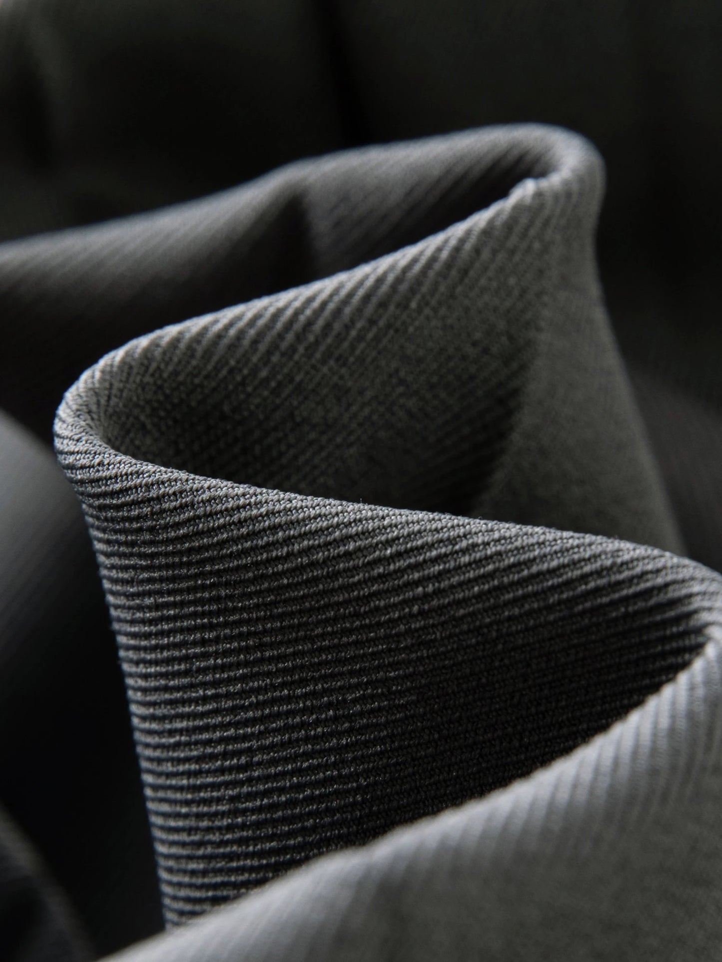 Ribbon Tie Blouse with Irregular Hem