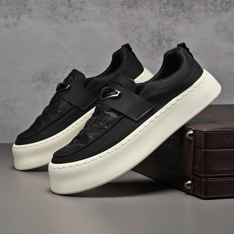 Men's Comfortable High Quality Soft Sneaker Flat Slip On Shoes