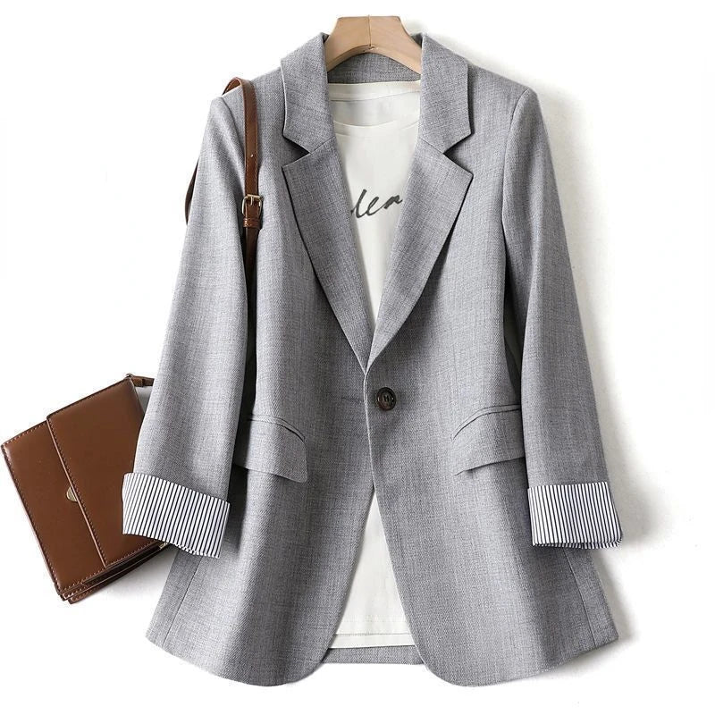 Women's Long Sleeve Spring Casual Blazer