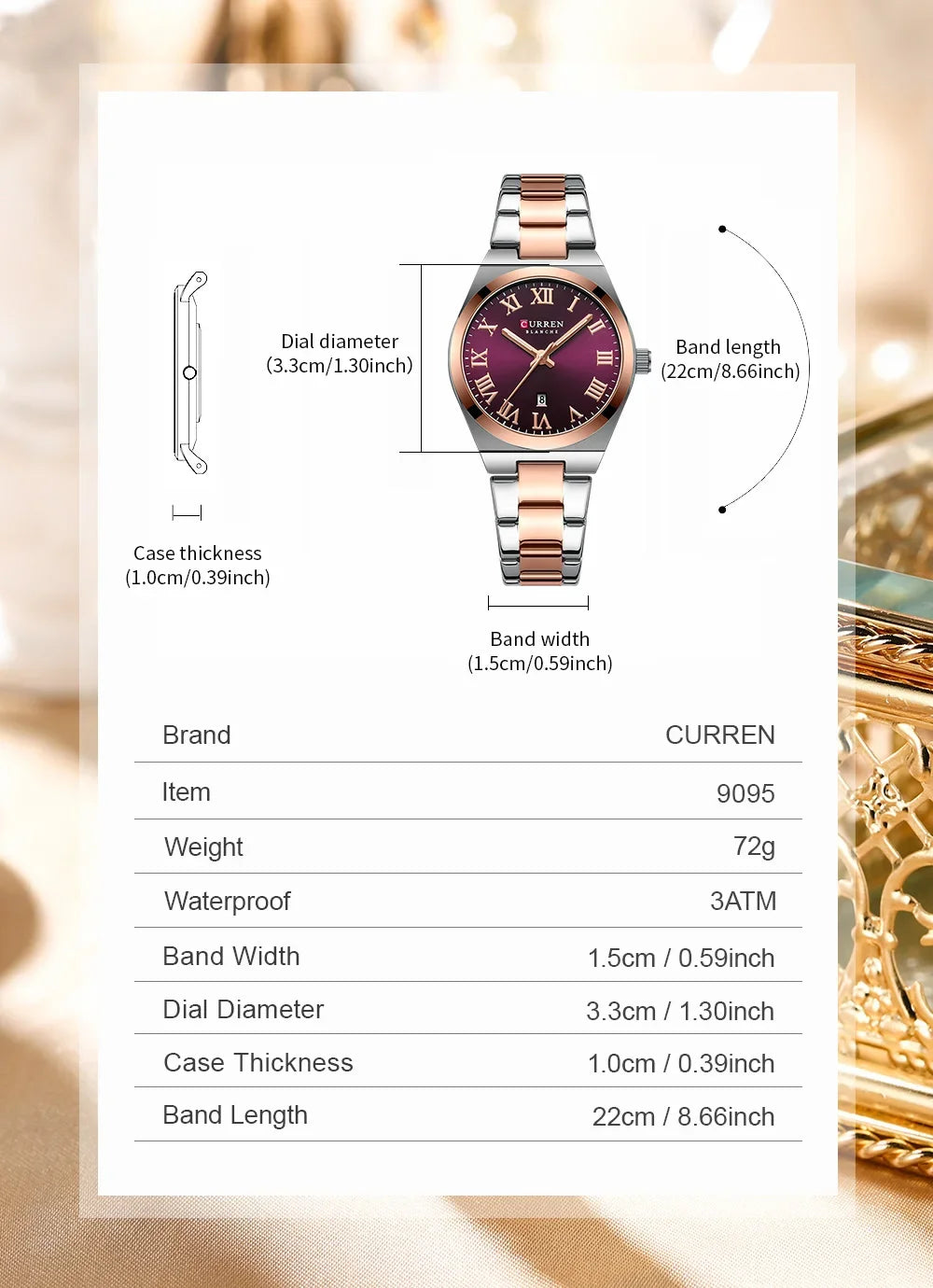 Waterproof Fashion Watch for Women