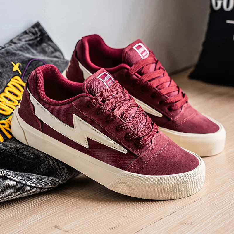 Lightning Design Sneakers - Men's High Performance Running & Basketball Trainers