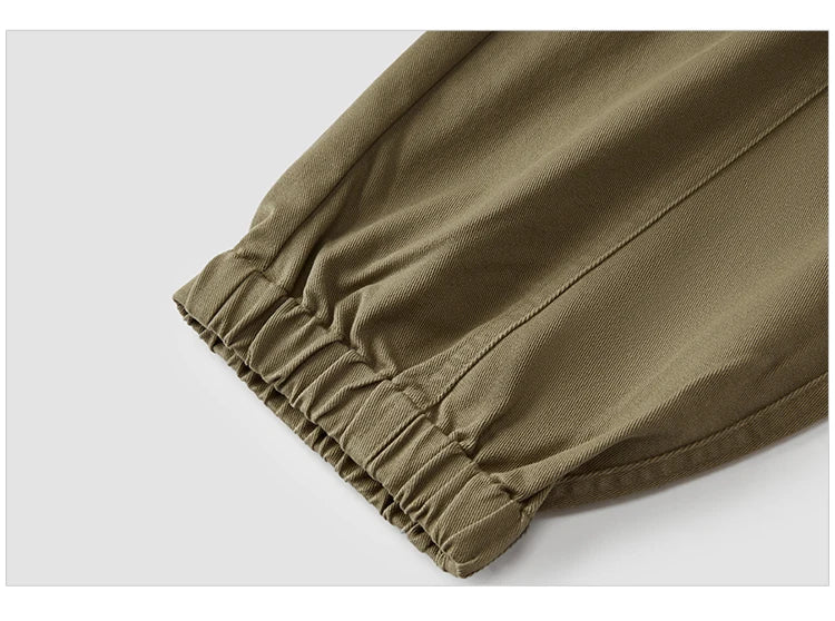 Loose Fit Cargo Jogger Pants - Trendy Streetwear Long Trousers