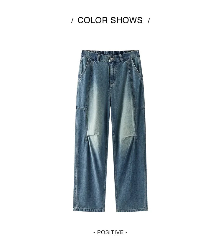 Women's Loose Pure Cotton Long Pants with Curved Hem