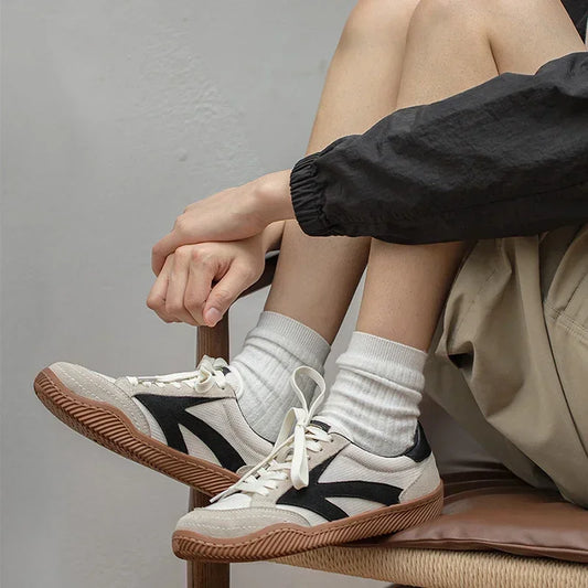 Women's Arrowhead Trainers Casual Lace-Up Tennis Sports Shoes Comfort Platform Running Sneakers