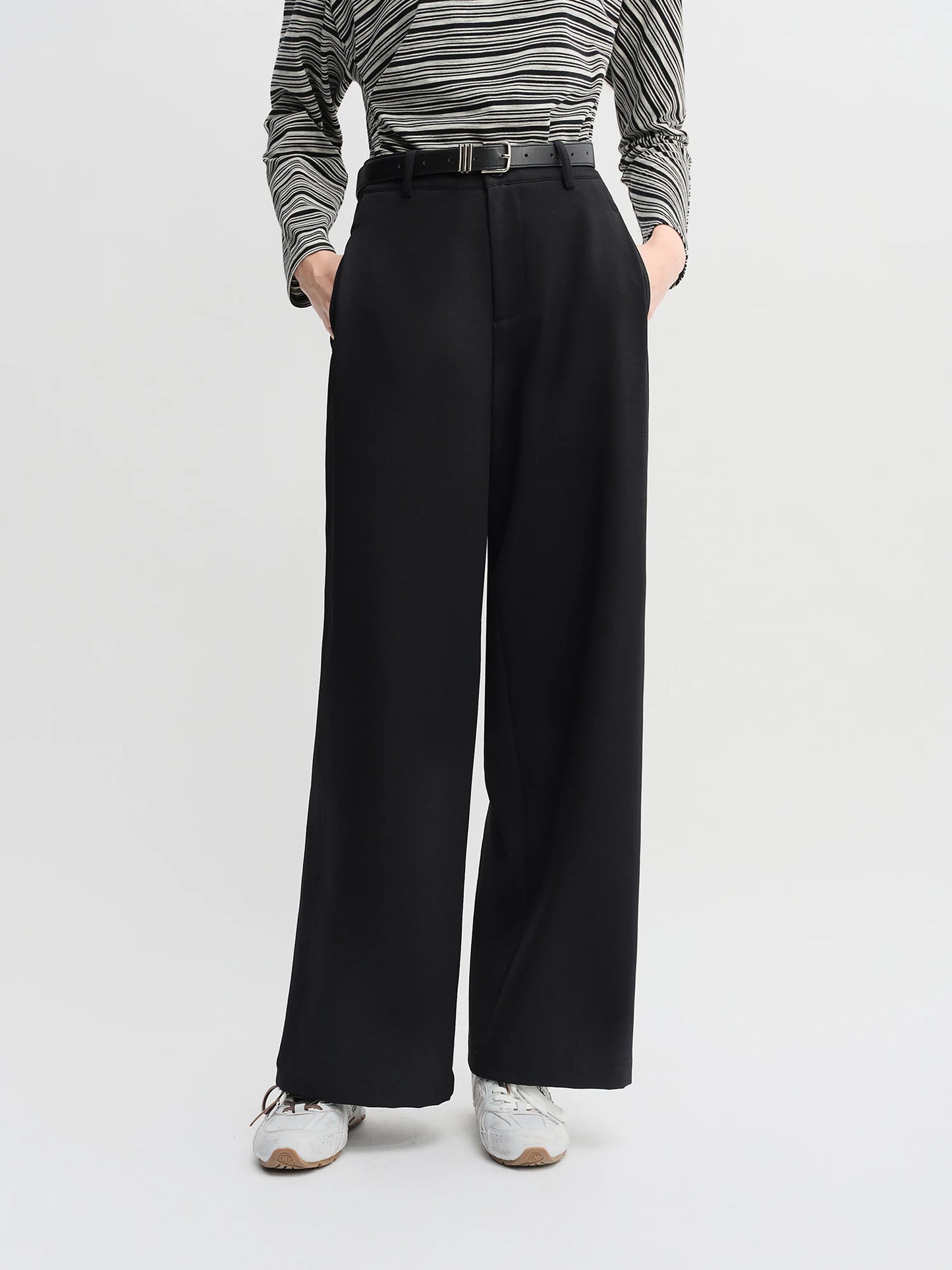 Women's Autumn Long Sleeve Shirt & A-Line Skirt Outfit