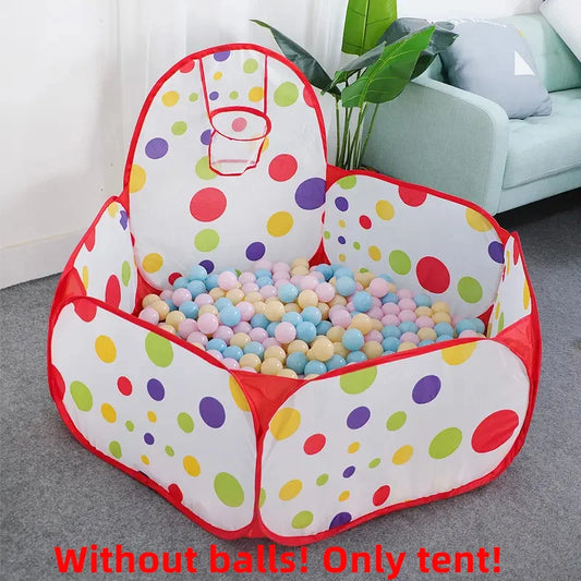 1.2m Folding Baby Playpen with Basket Hoop