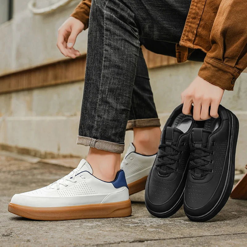Men's Versatile Casual Sneakers - Lace-Up Running Sports Trainers