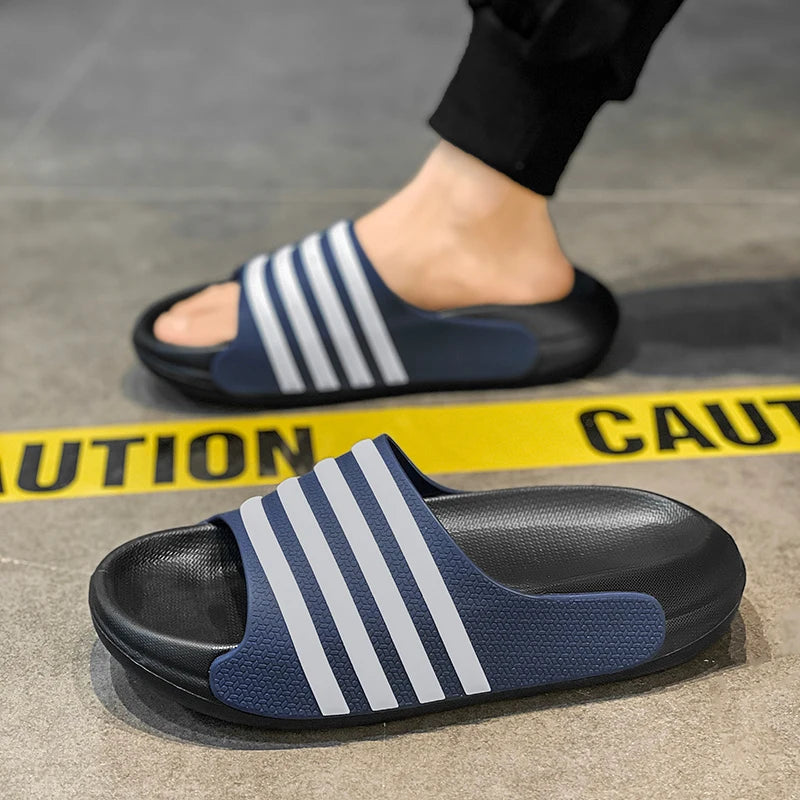 Sports Slides - Men's Quick Dry Beach Sandals & Outdoor Clogs