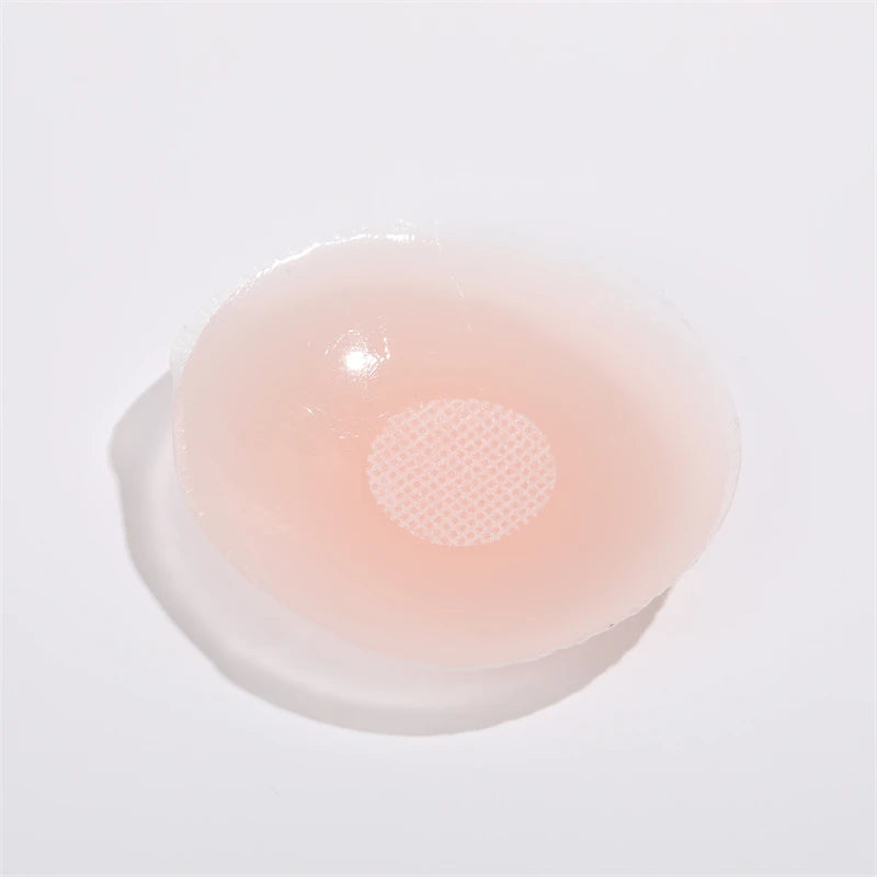 Invisible Push-Up Bra 5-Pairs Set - Self-Adhesive Backless Strapless Silicone Nipple Covers