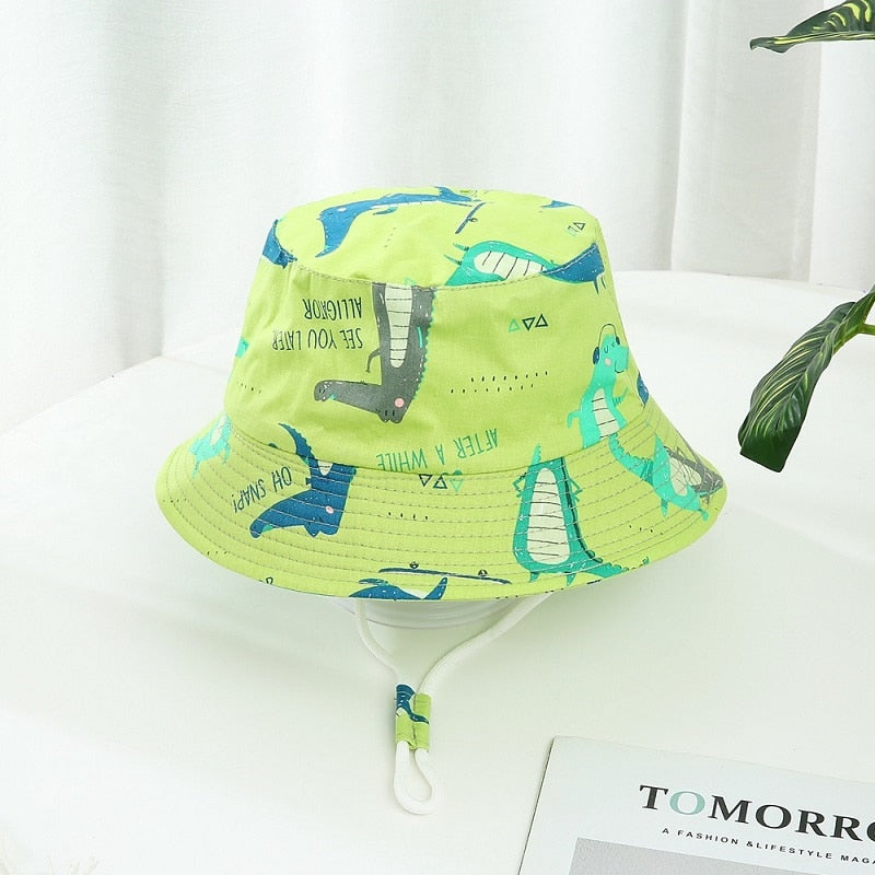 Children's Baby Cotton Cartoon Bucket Hat