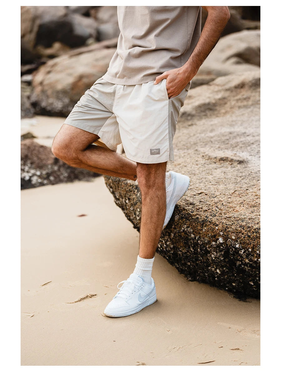 Men's  Thin Contrast Colour Shorts